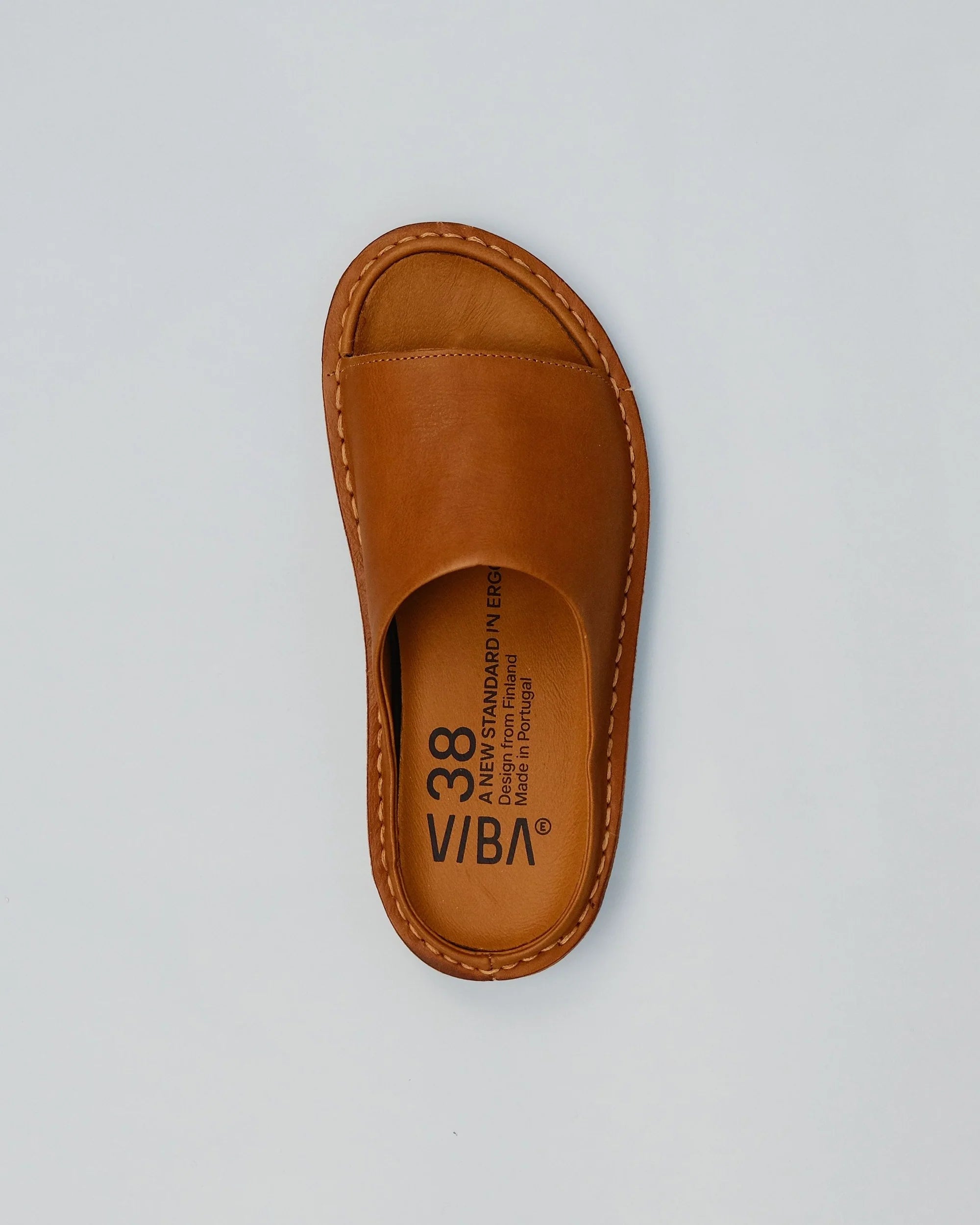 VIBA SAINT TROPEZ Leather Cognac Brown