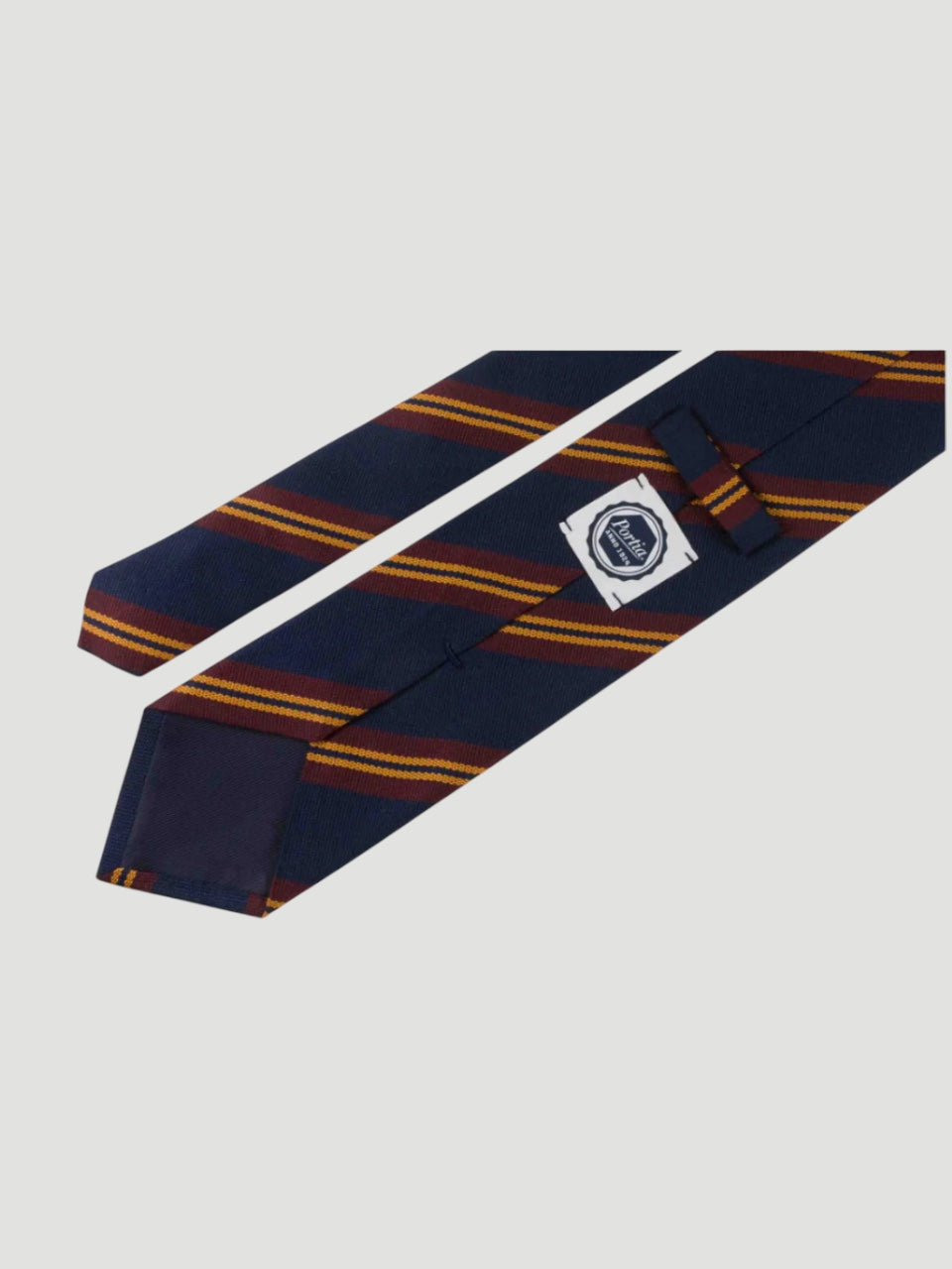 Portia 1924 Silk Tie Striped Blue