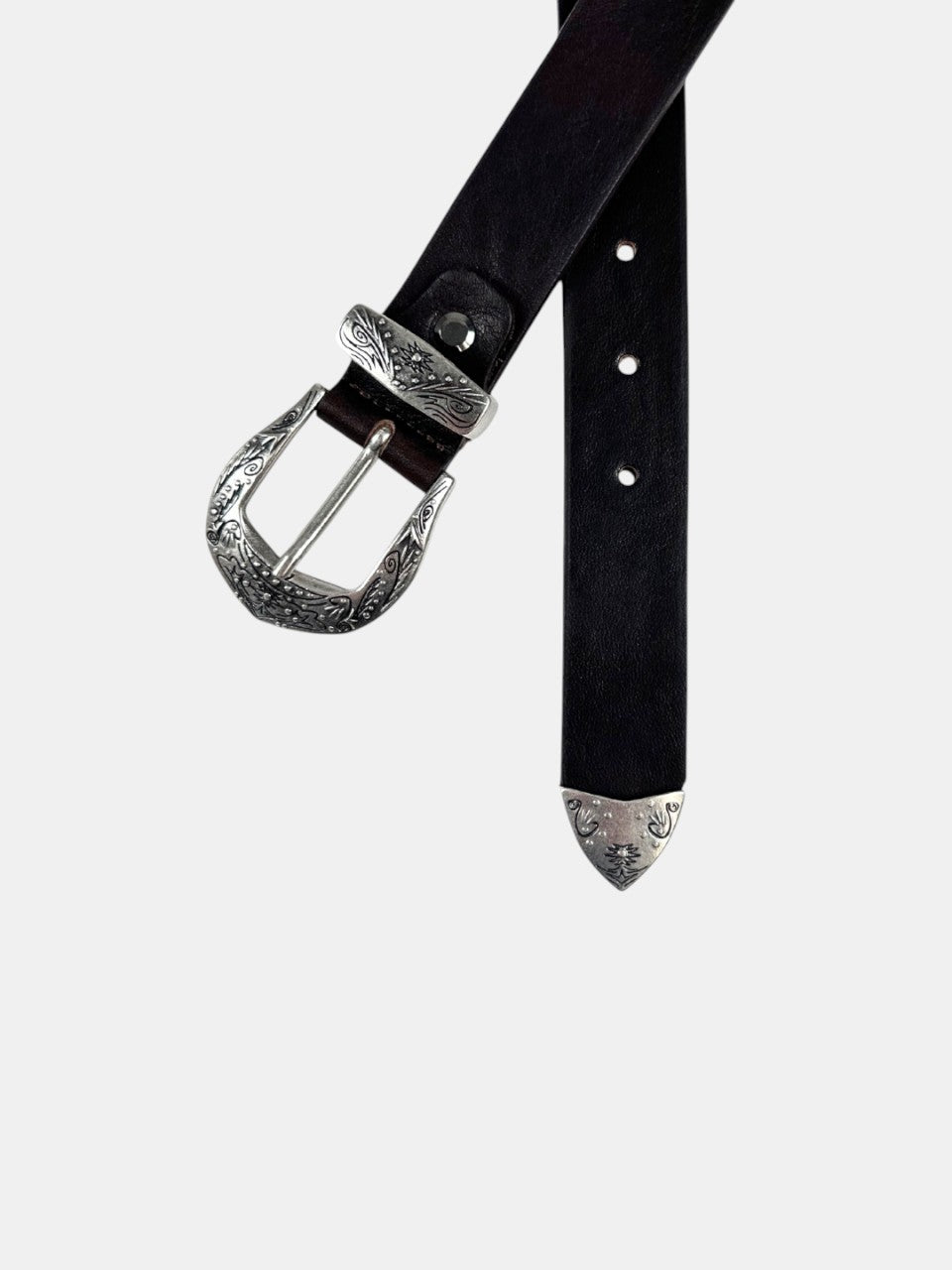 Portia 1924 Westen Leather Belt Brown