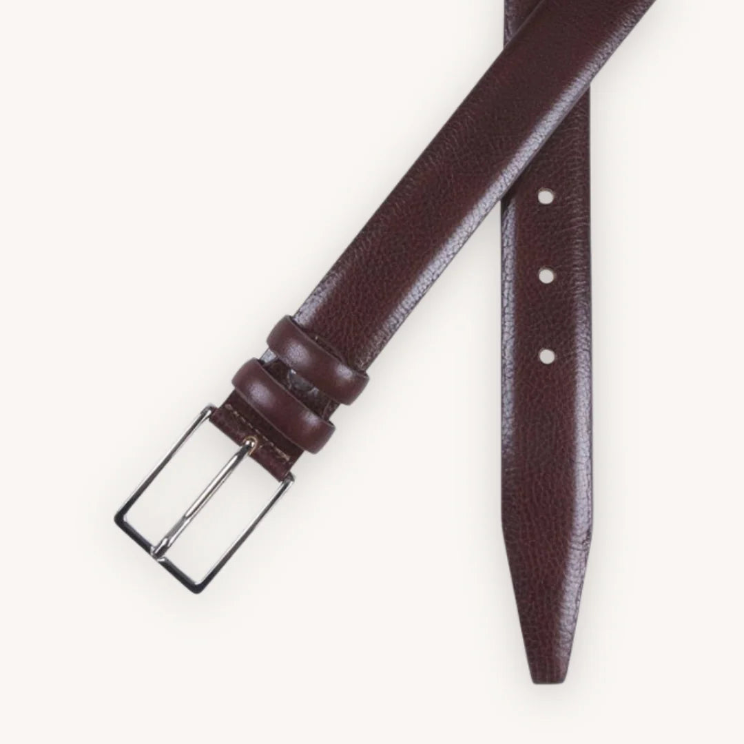 Portia Leather Belt Brown
