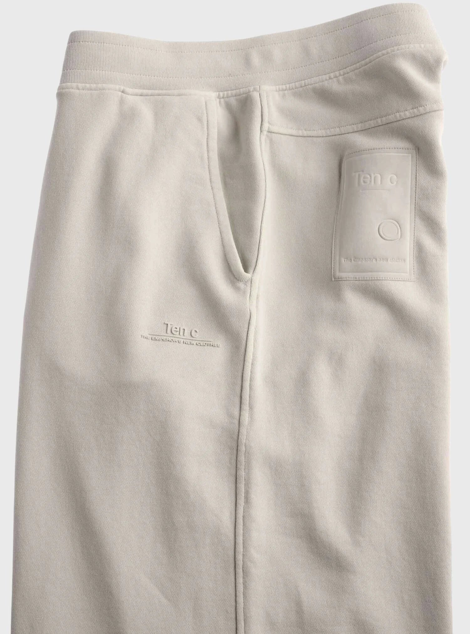 Ten C Cotton Jogger Trousers Off White