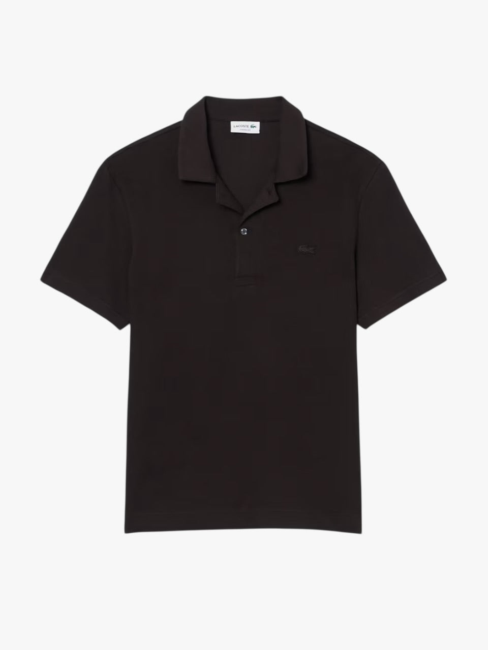 Classic Fit Textured Polo Shirt Brown