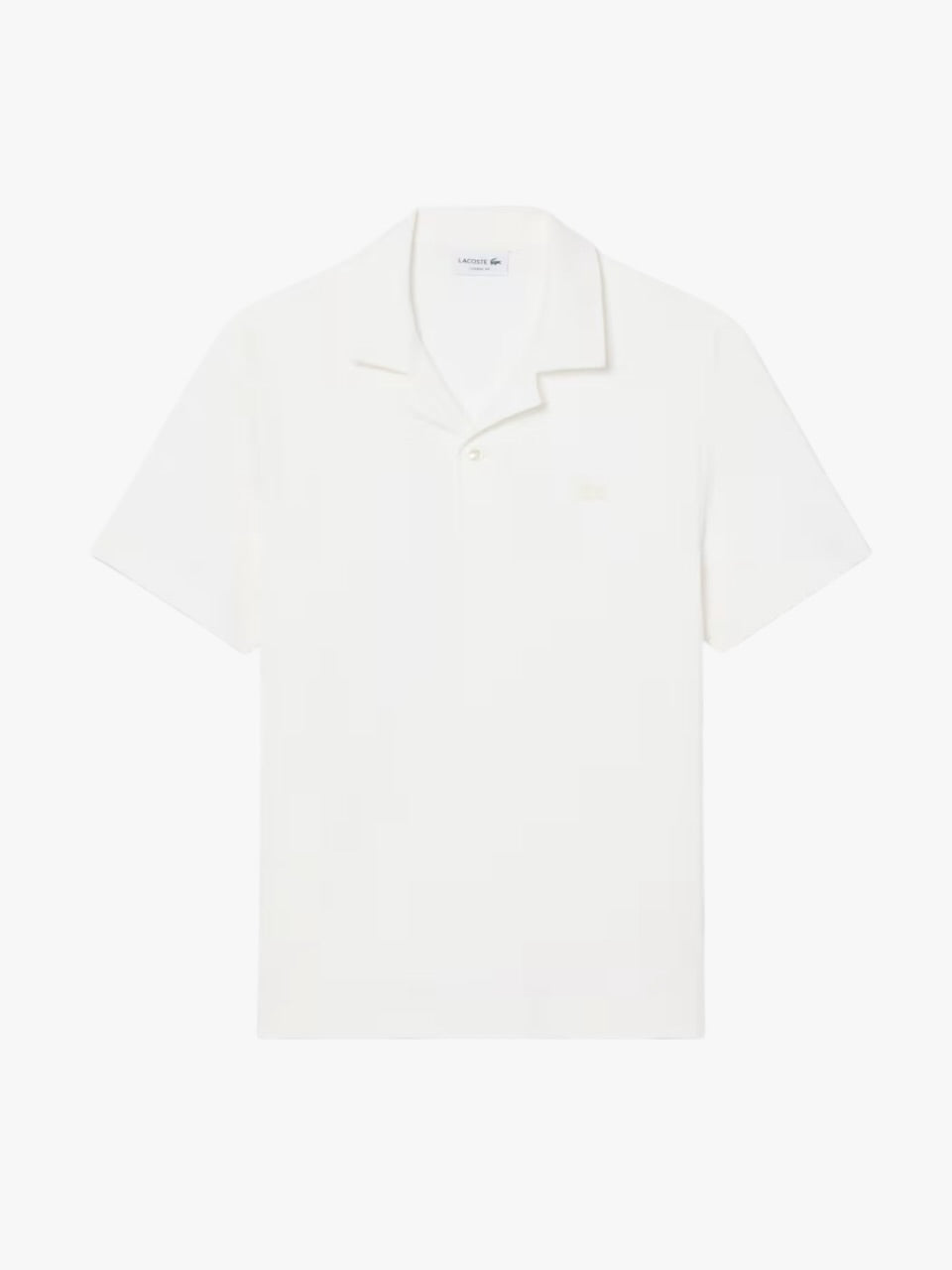 Classic Fit Textured Polo Shirt White