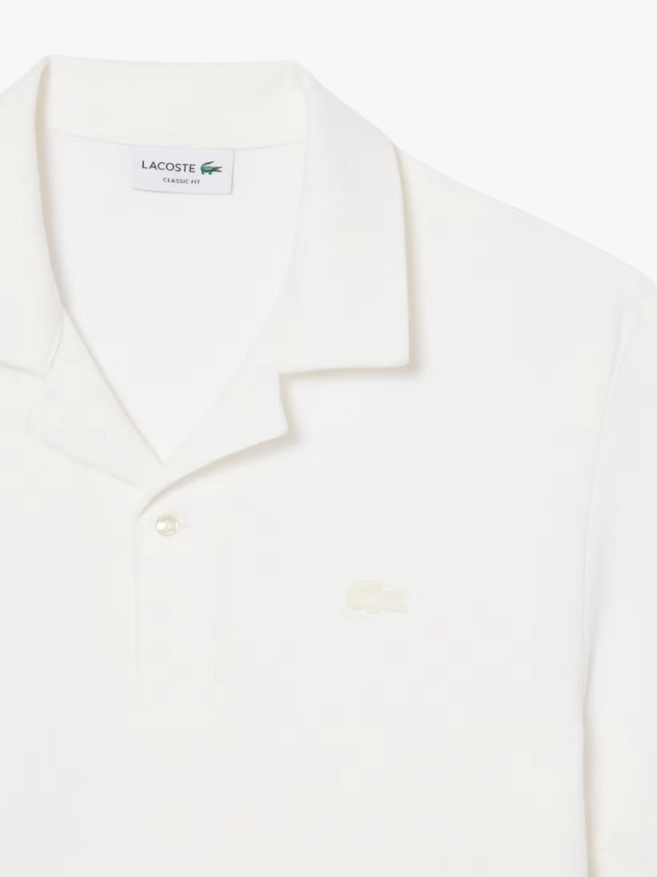 Classic Fit Textured Polo Shirt White