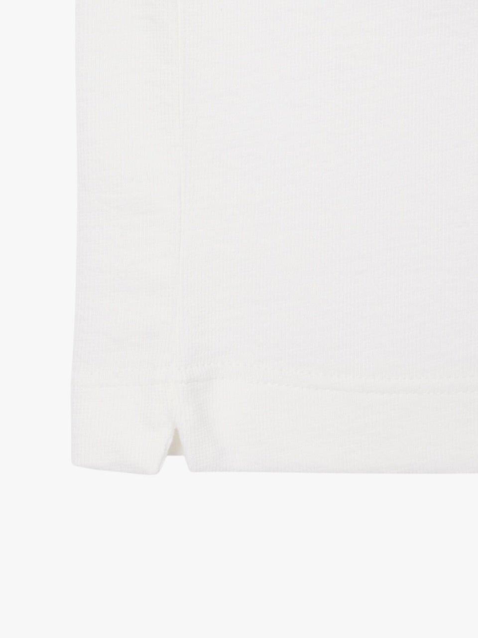 Classic Fit Textured Polo Shirt White