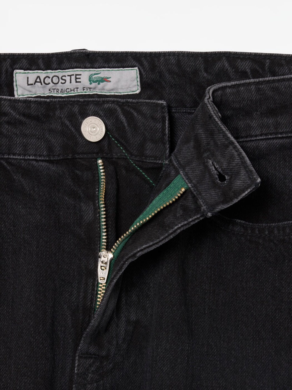 Lacoste 5 Pocket Straight Cut Jeans Black
