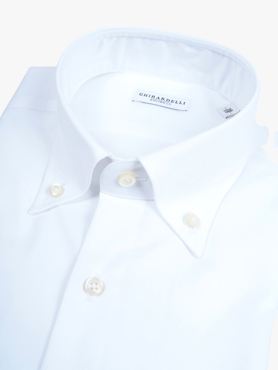 Ghirardelli 1911 Business White Button Down Shirt