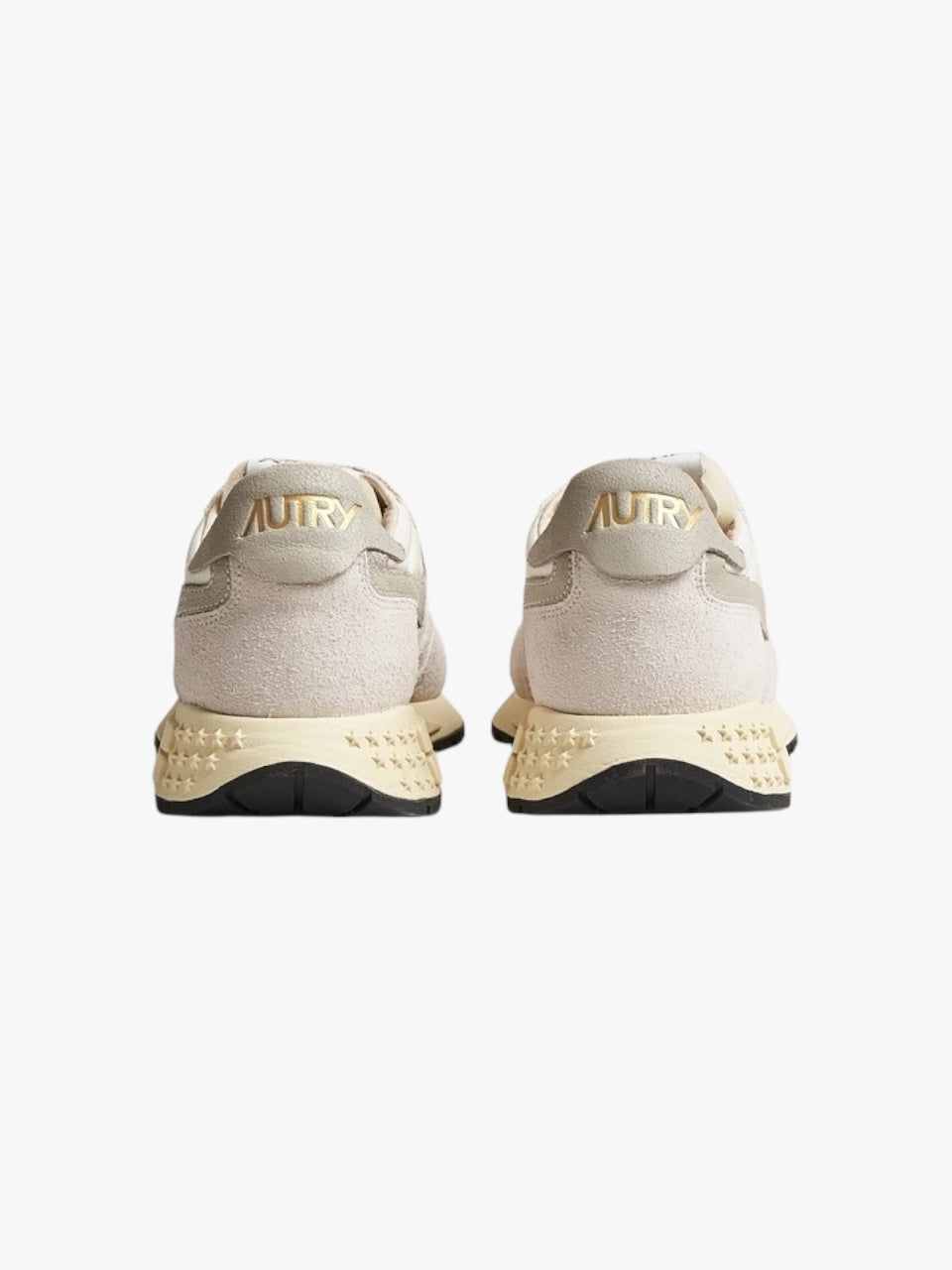 Reelwind Nylon Suede Running Sneakers White