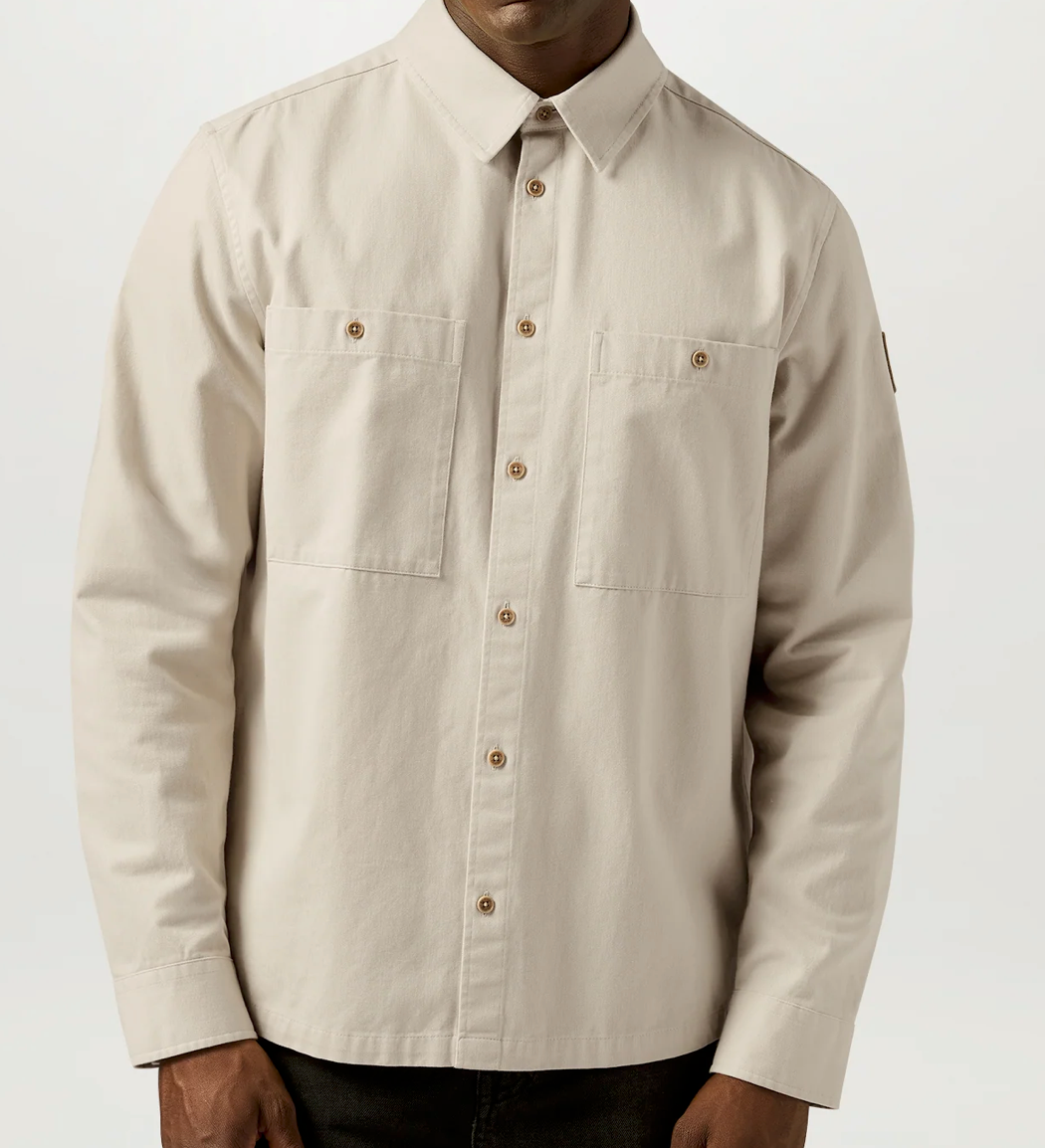 Belstaff Outpost Shirt Cotton Herringbone