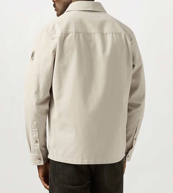 Belstaff Outpost Shirt Cotton Herringbone