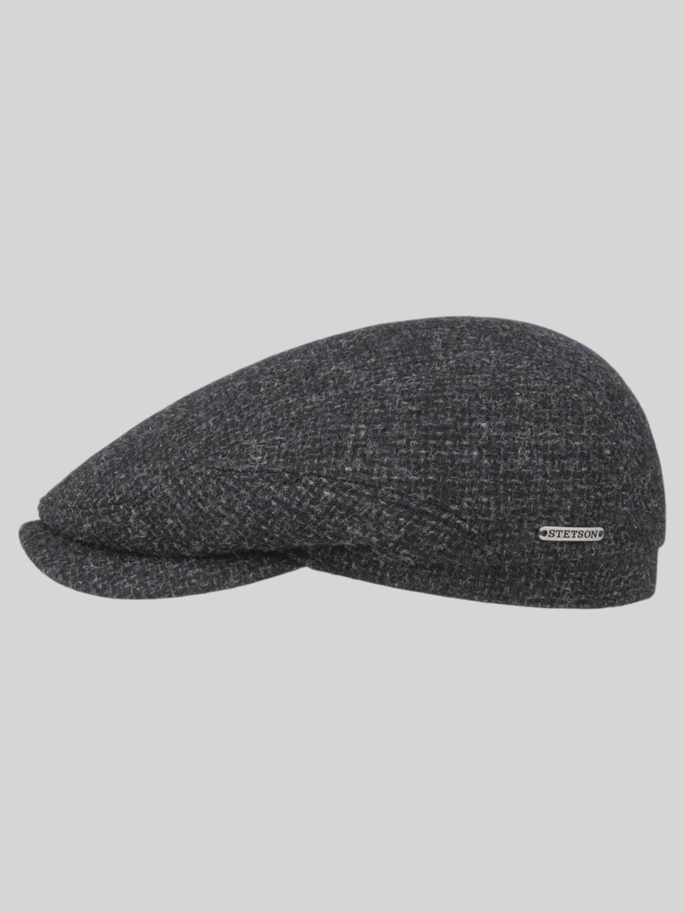 Stetson Belfast Tweed Flat Cap Navy