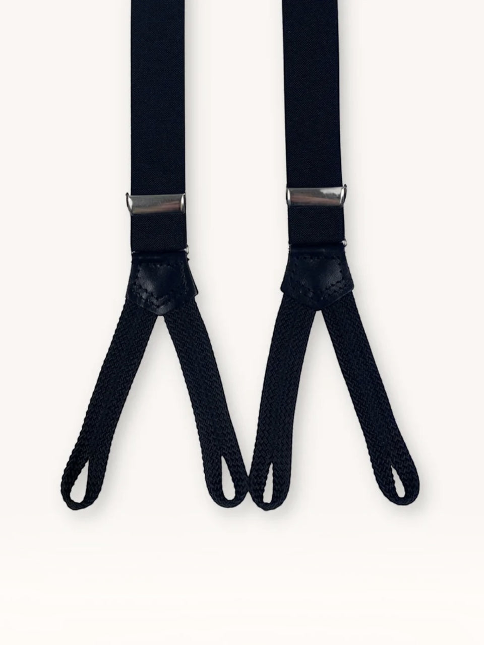 Portia 1924 Exclusive Narrow Suspenders Black