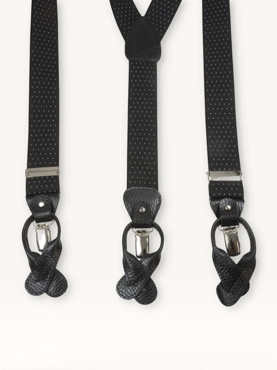 Portia 1924 Exclusive Suspenders Black Dots