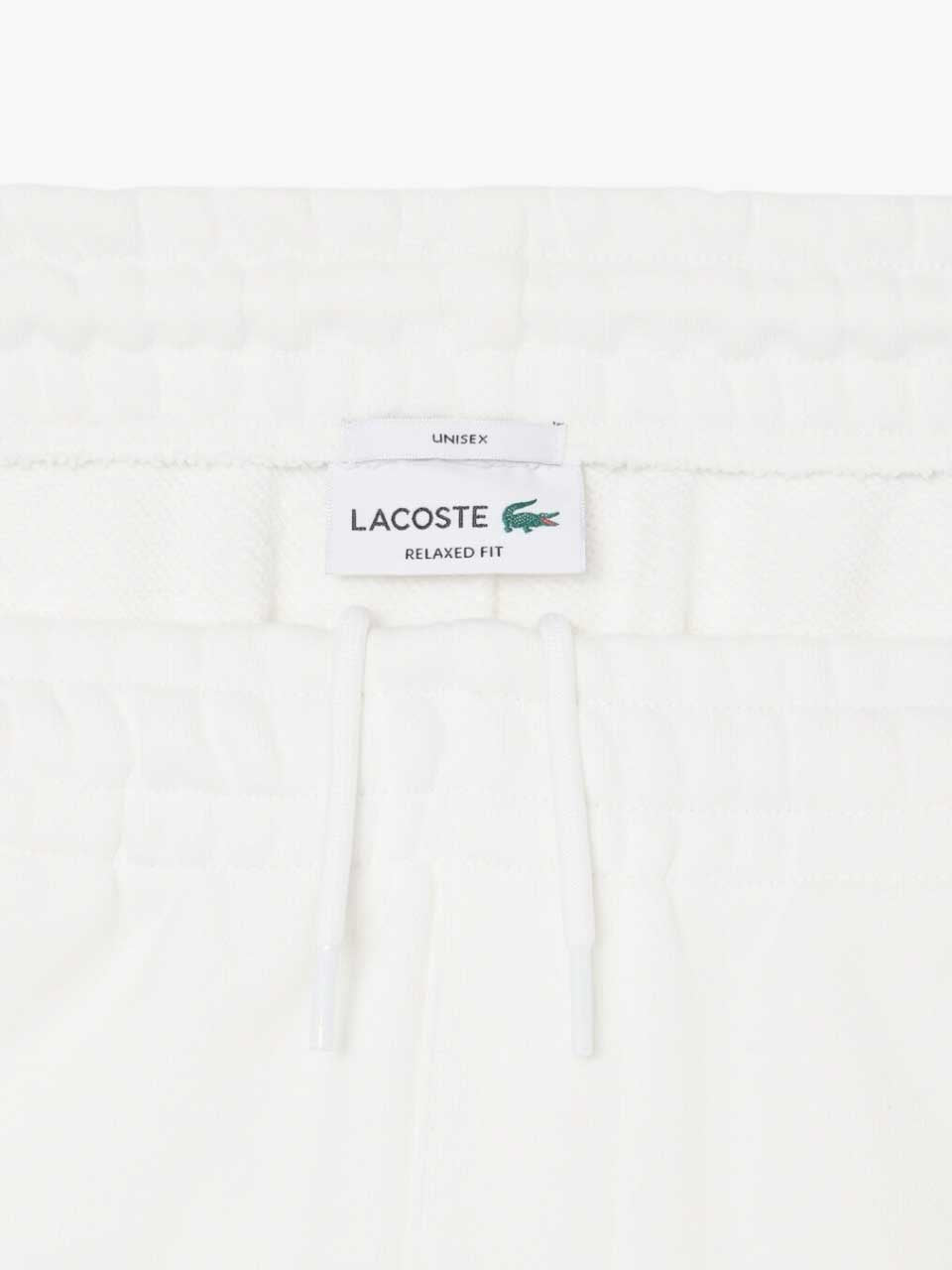 Relaxed Fit Fleece Shorts White