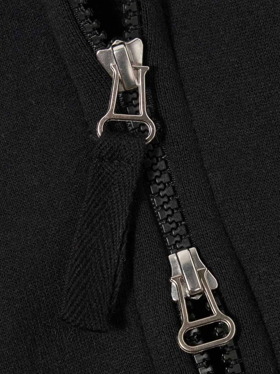 Recycled Cotton Blend Jersey Tyler Jacket Black