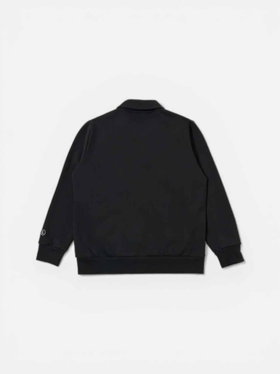 Recycled Cotton Blend Jersey Tyler Jacket Black