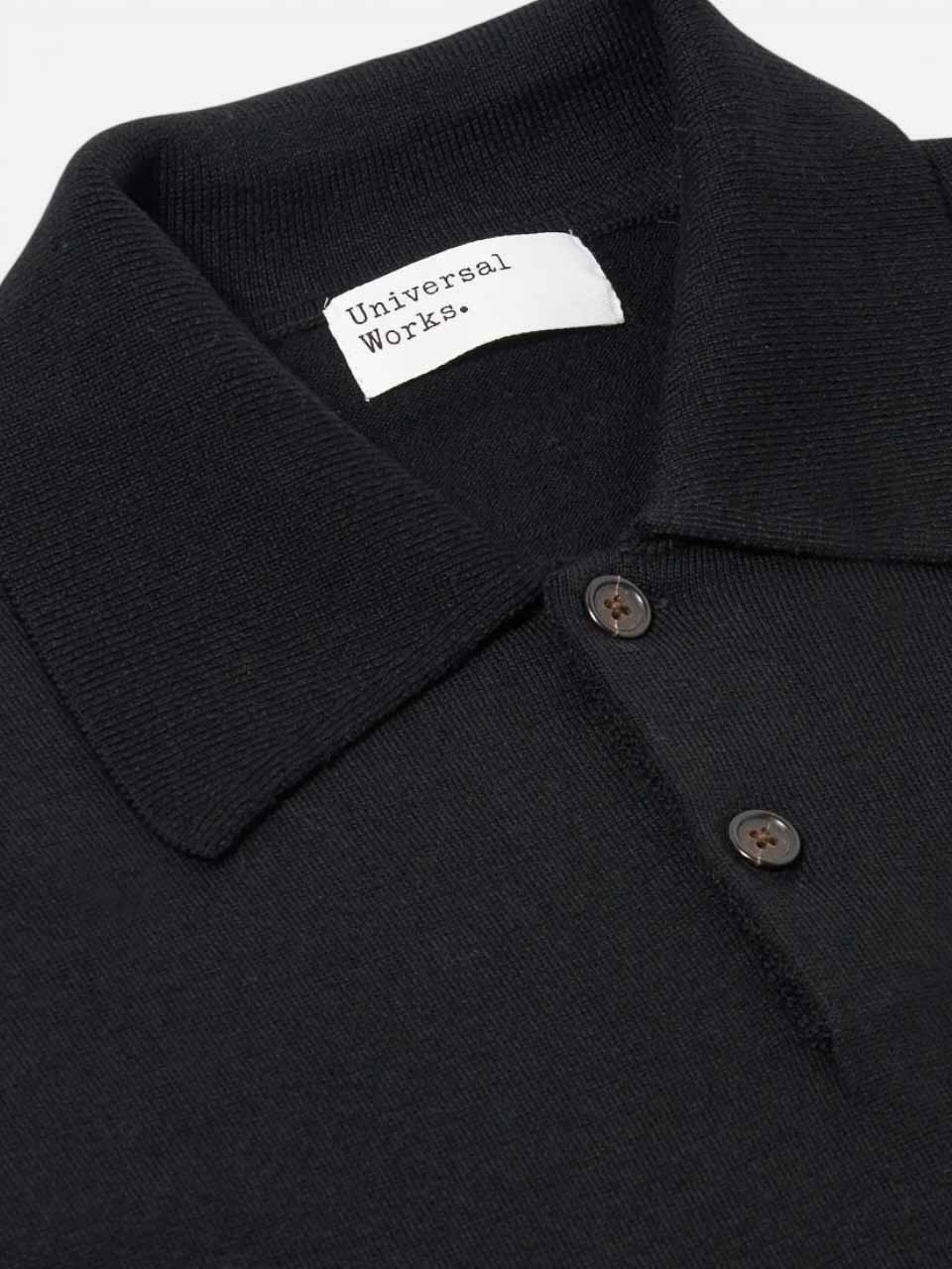 Woolcot Bio S/S Pullover Knit Shirt II Black