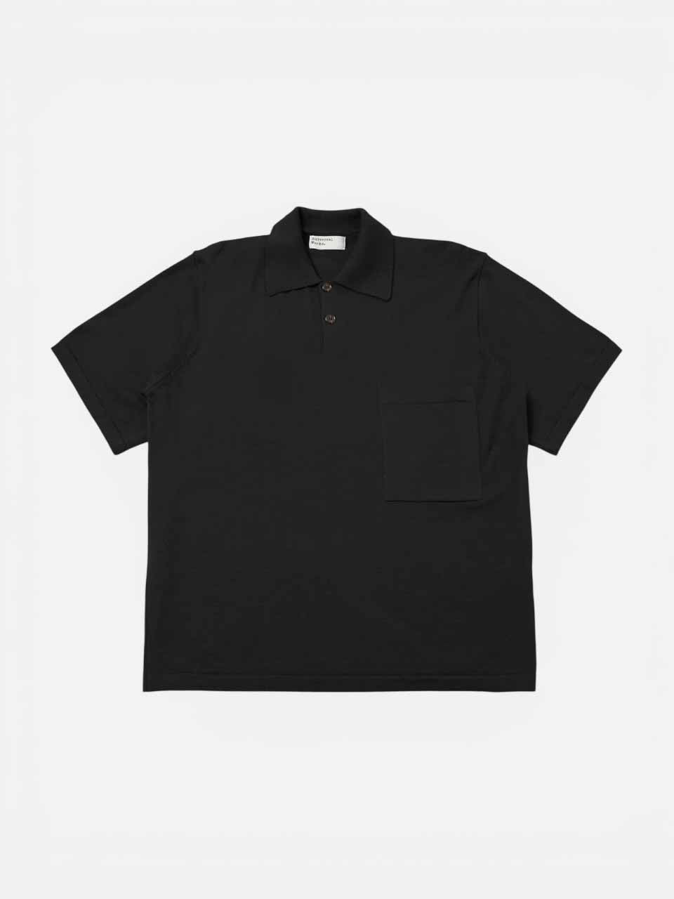 Woolcot Bio S/S Pullover Knit Shirt II Black