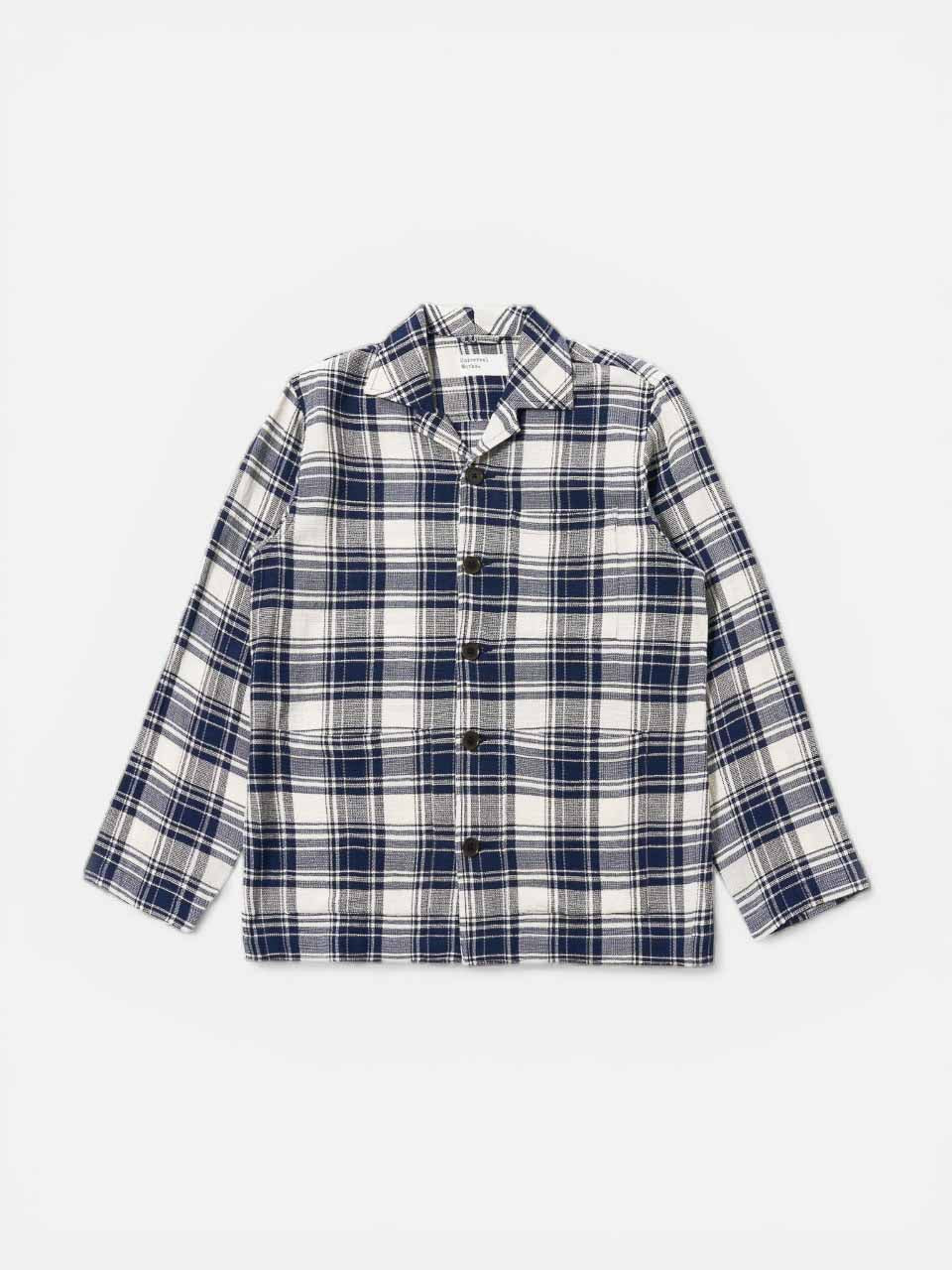 Texture Plaid Cancun Jacket Navy