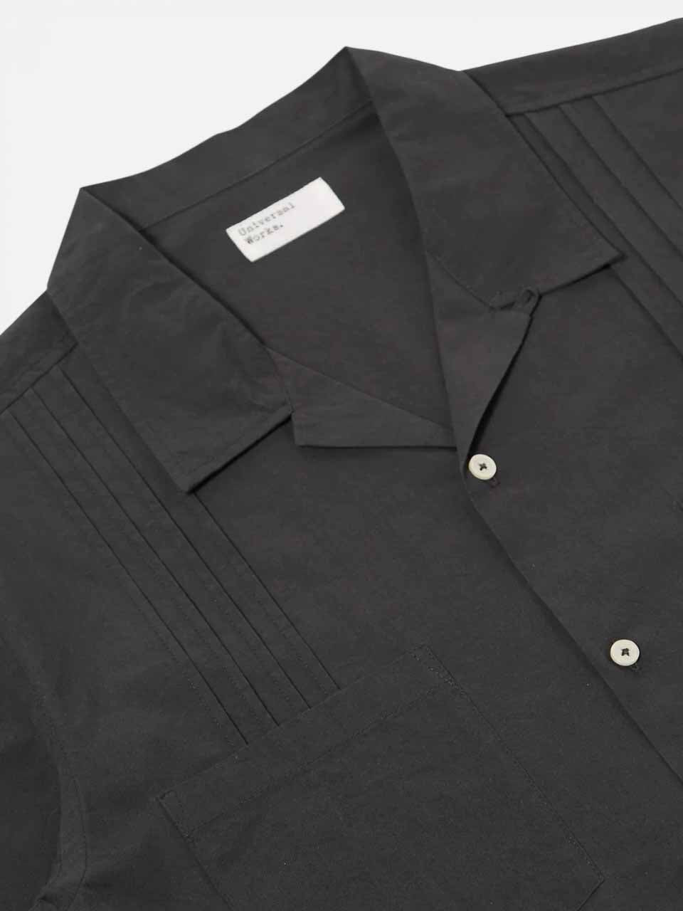 Tech Cotton S/S Dwight Overshirt Black