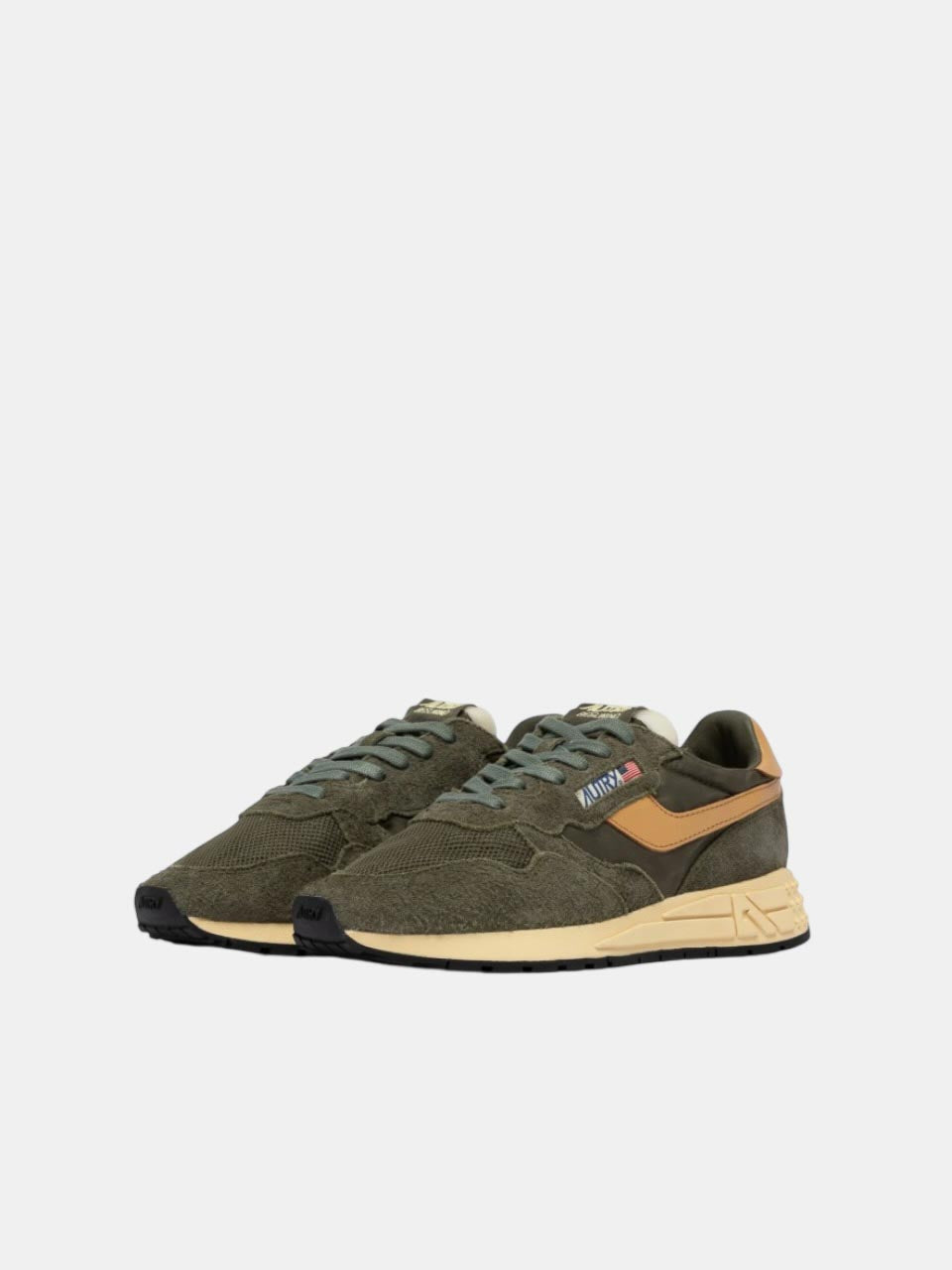 Reelwind Low Sneakers Nylon Suede Kha/Taffy