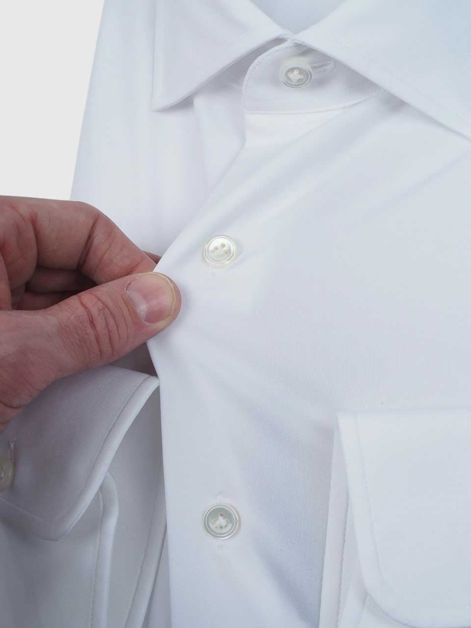 Stretched Business Shirt White