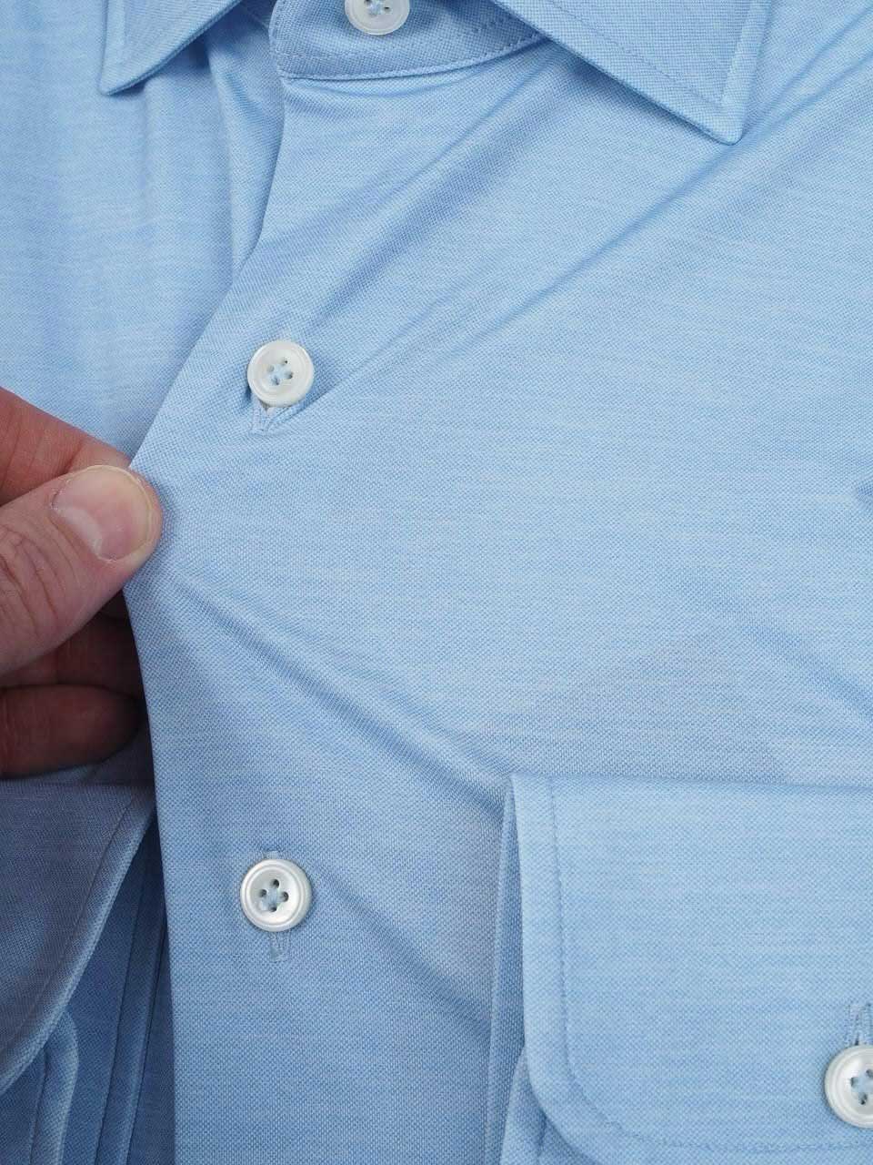 Stretched Business Shirt Blue