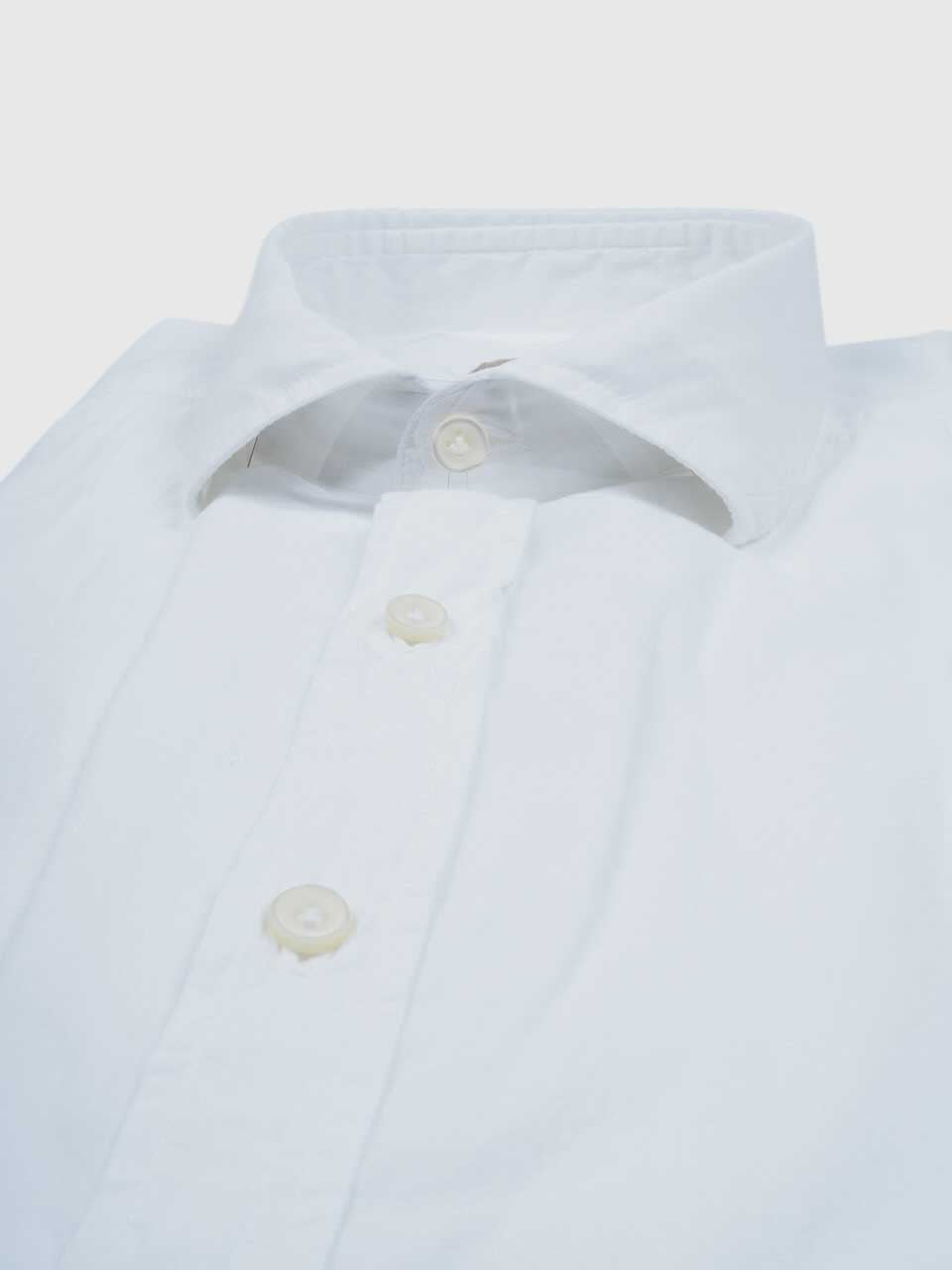 Light Summer Cotton Shirt White