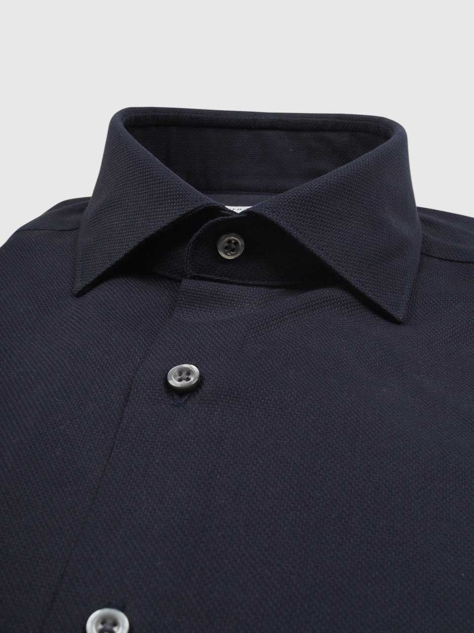 Cotton Business Shirt Navy