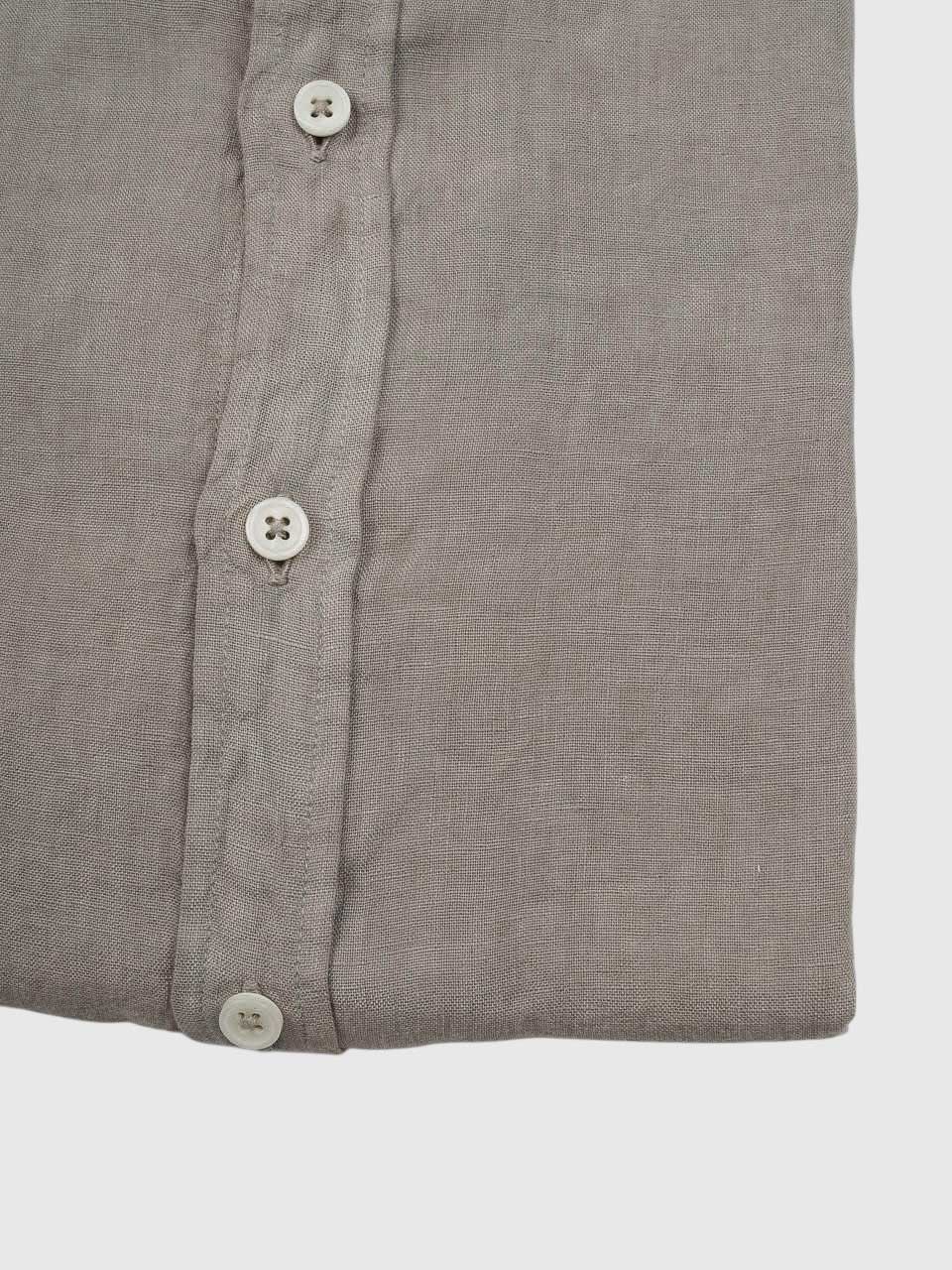 Washed Linen Shirt Taupe