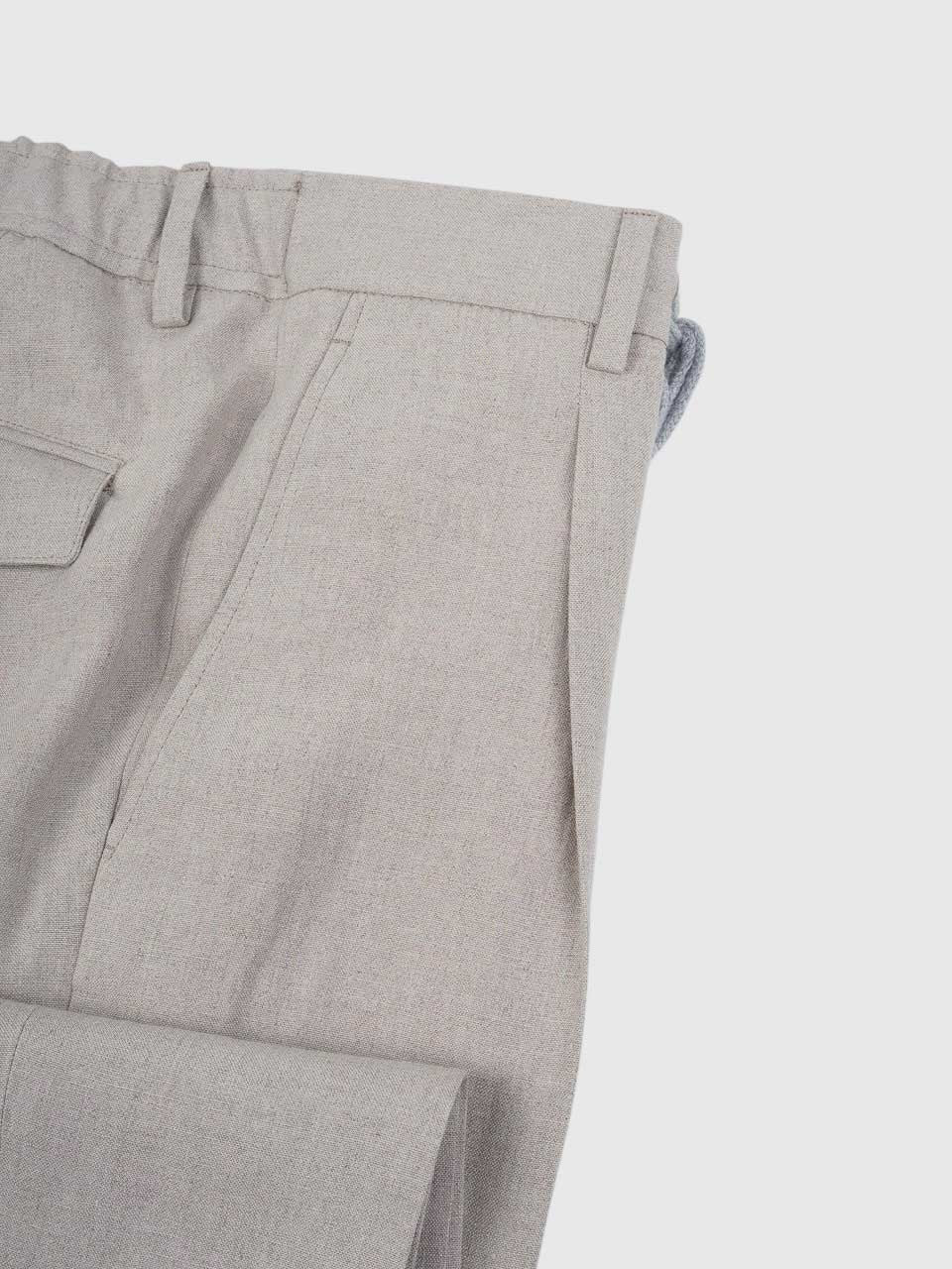 Barba Napoli Linen Trousers Beige