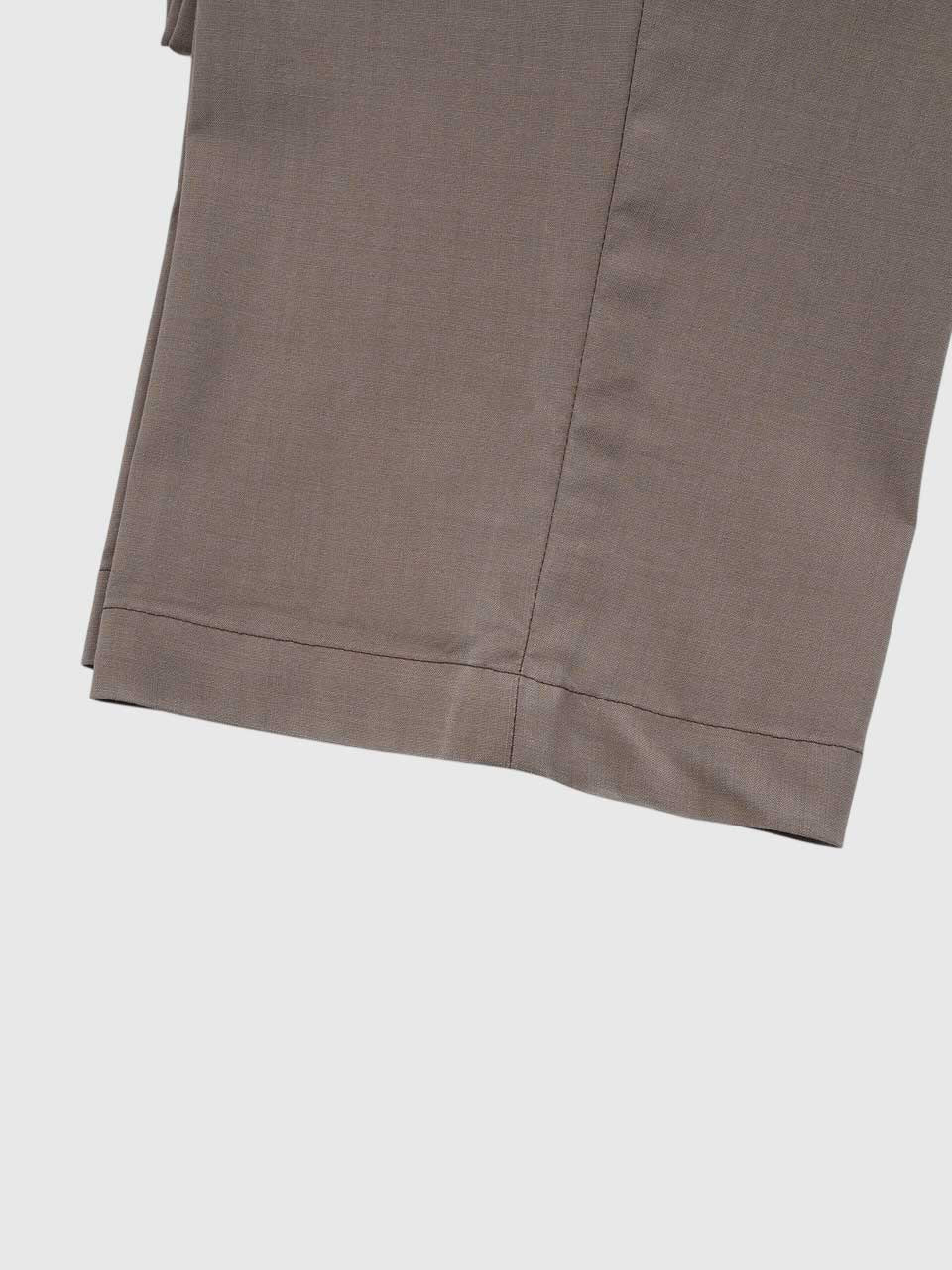 Summer Wool Trousers Brown