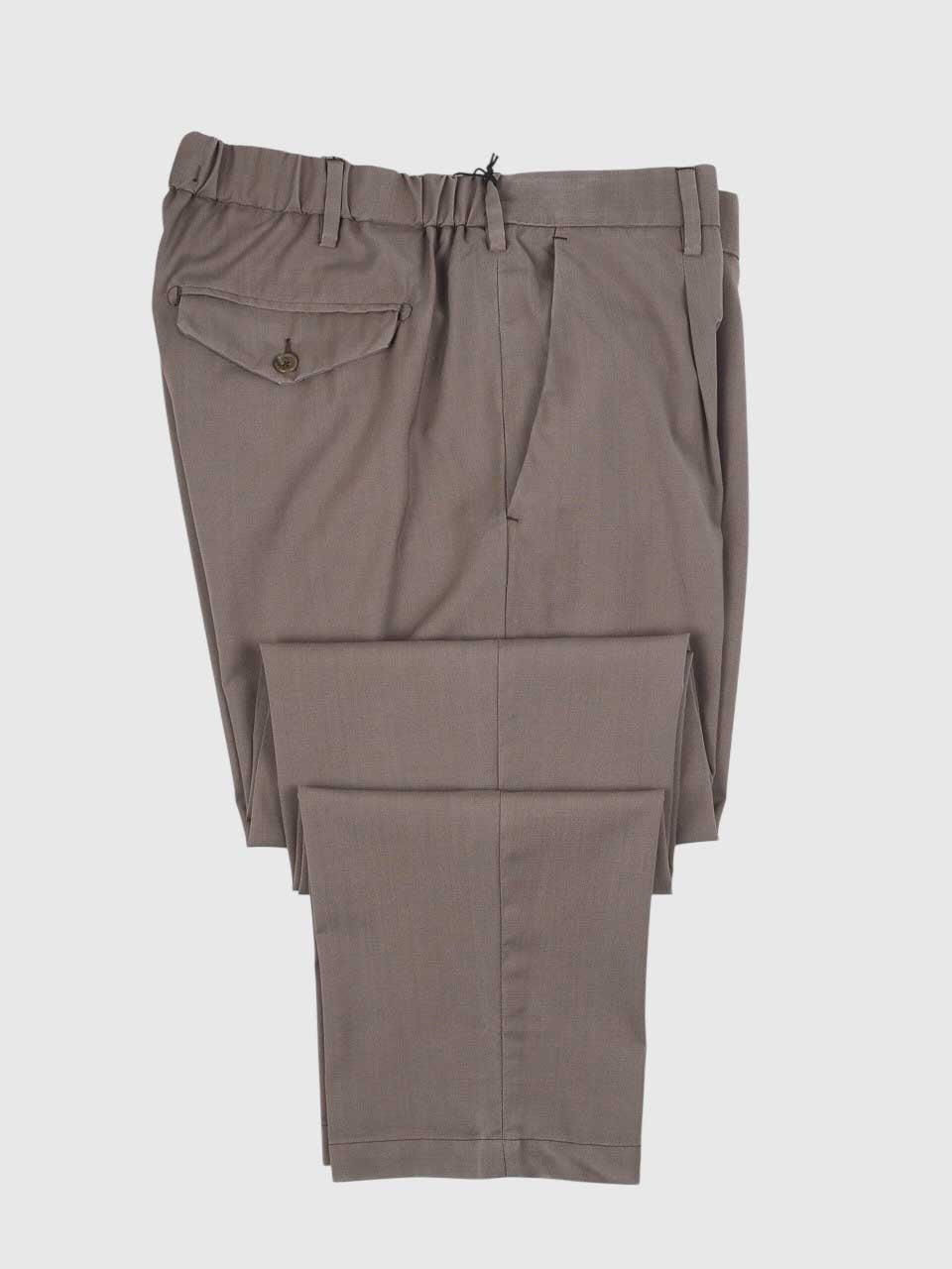 Summer Wool Trousers Brown
