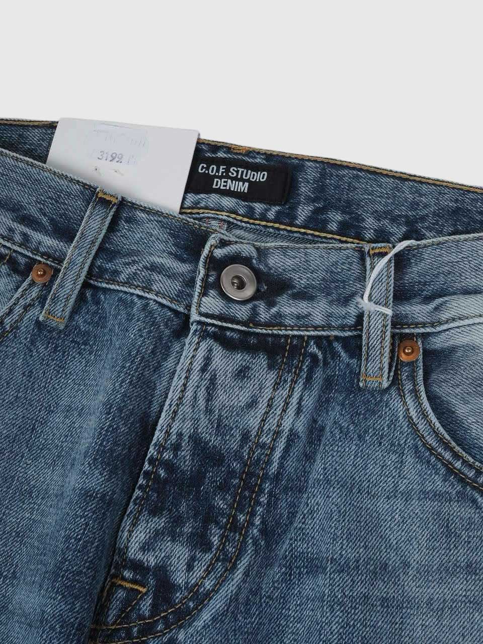 M5 Relaxed Tapered 13oz Kuroki Selvedge Worn Down