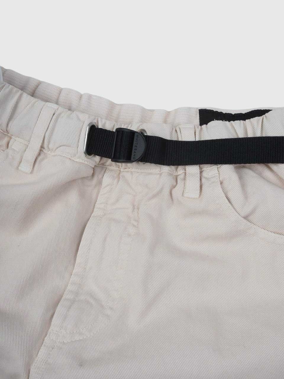 Drawstring Jeans Regular Fit White