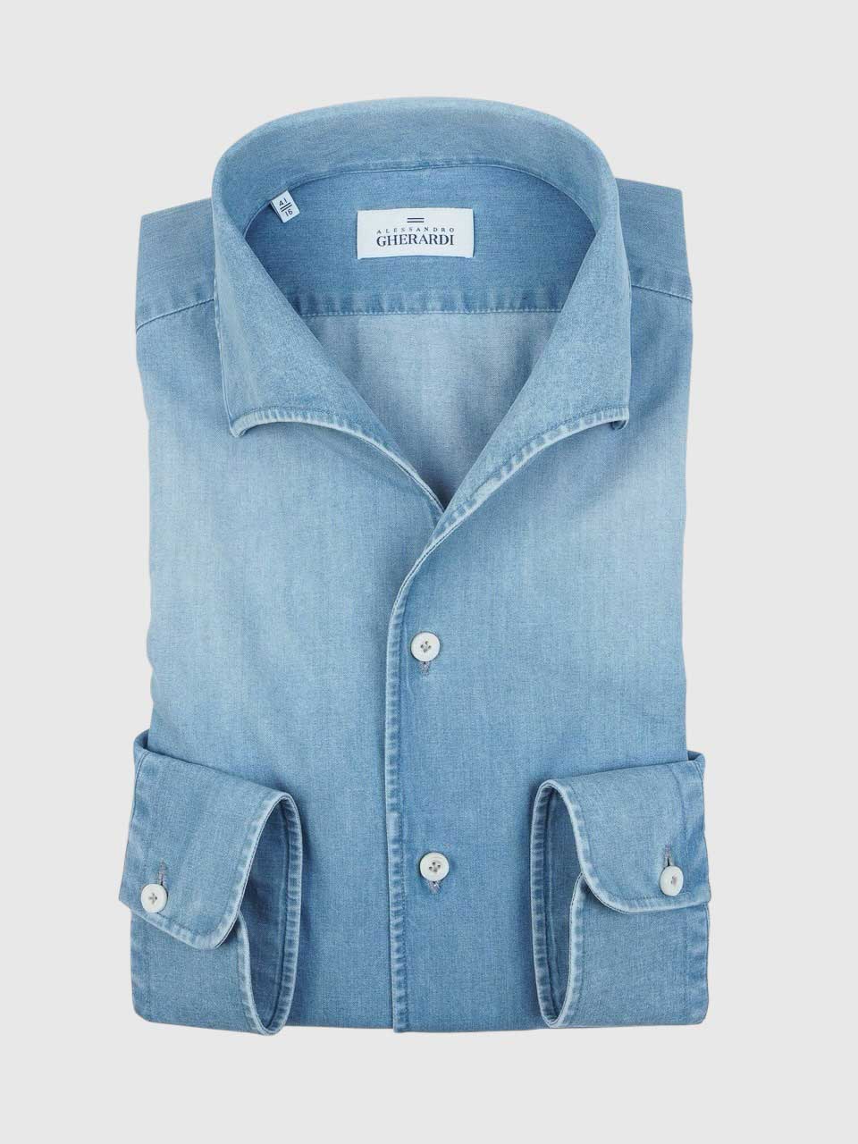 Washed Bouble BDN Denim Shirt