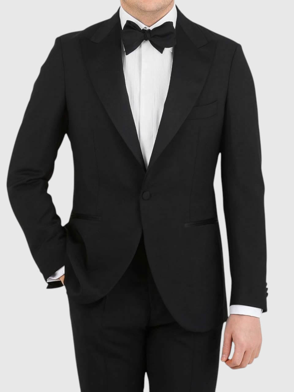 Tuxedo Wool Jacket Black