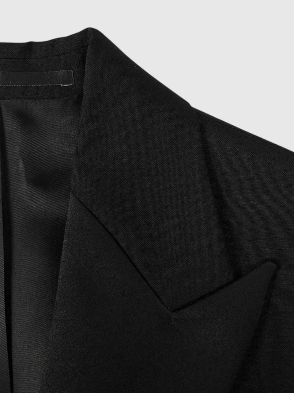 Tuxedo Wool Jacket Black