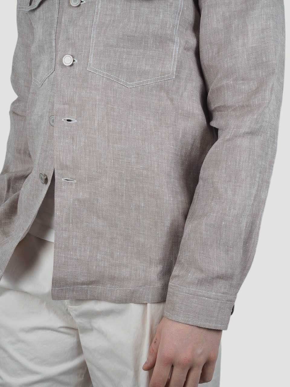 Linen Overshirt Beige