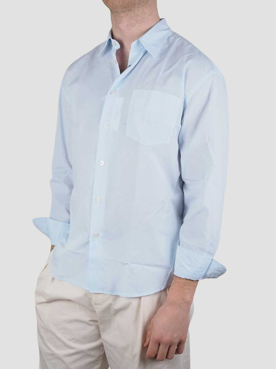 Altea Light Poplin Shirt Blue