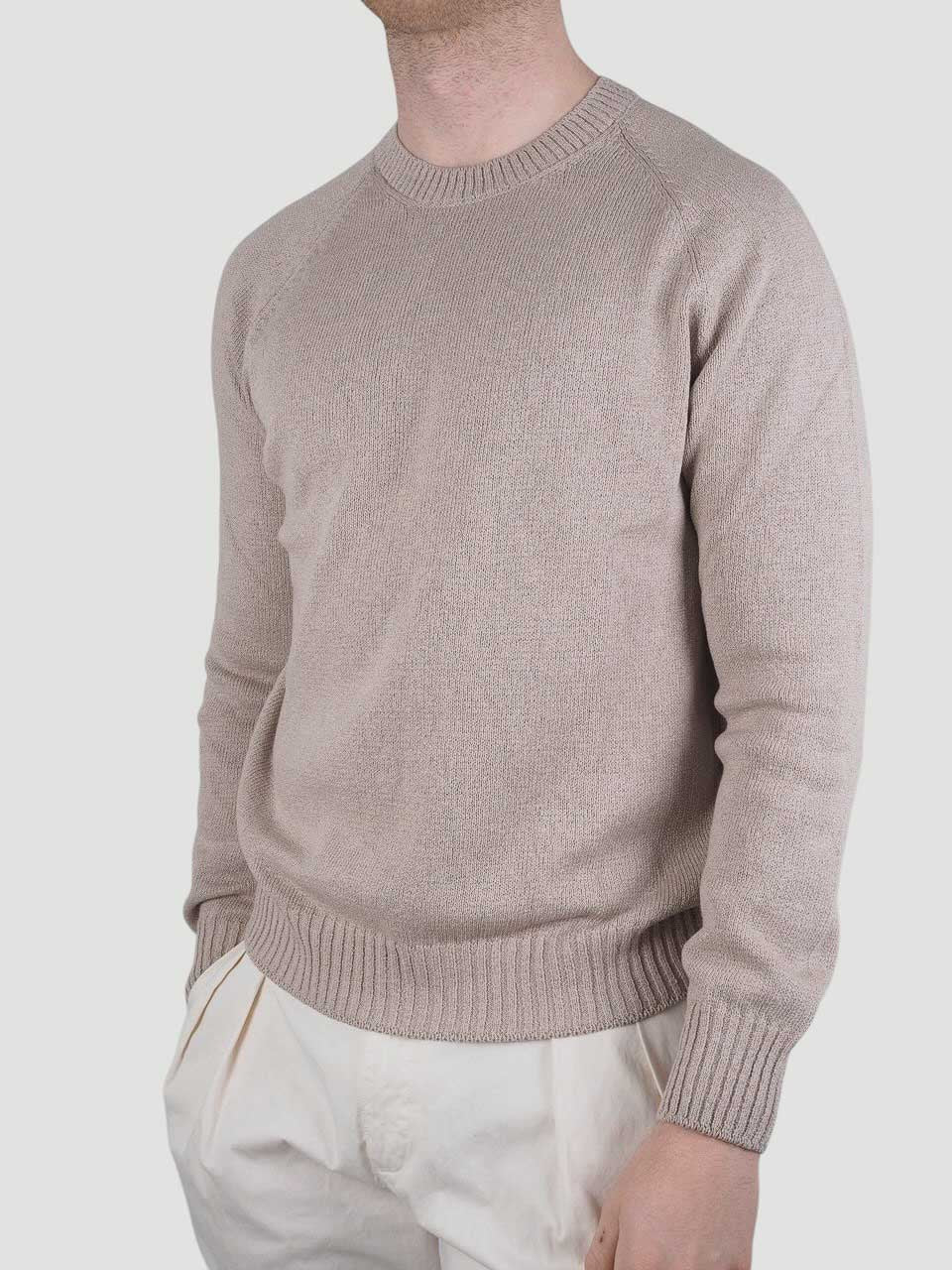 Cotton Kashmir Sweater beige