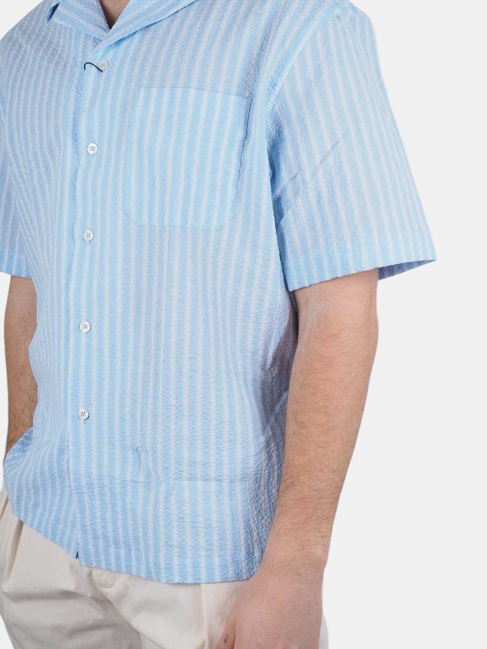 Altea striped Seersucker shirt