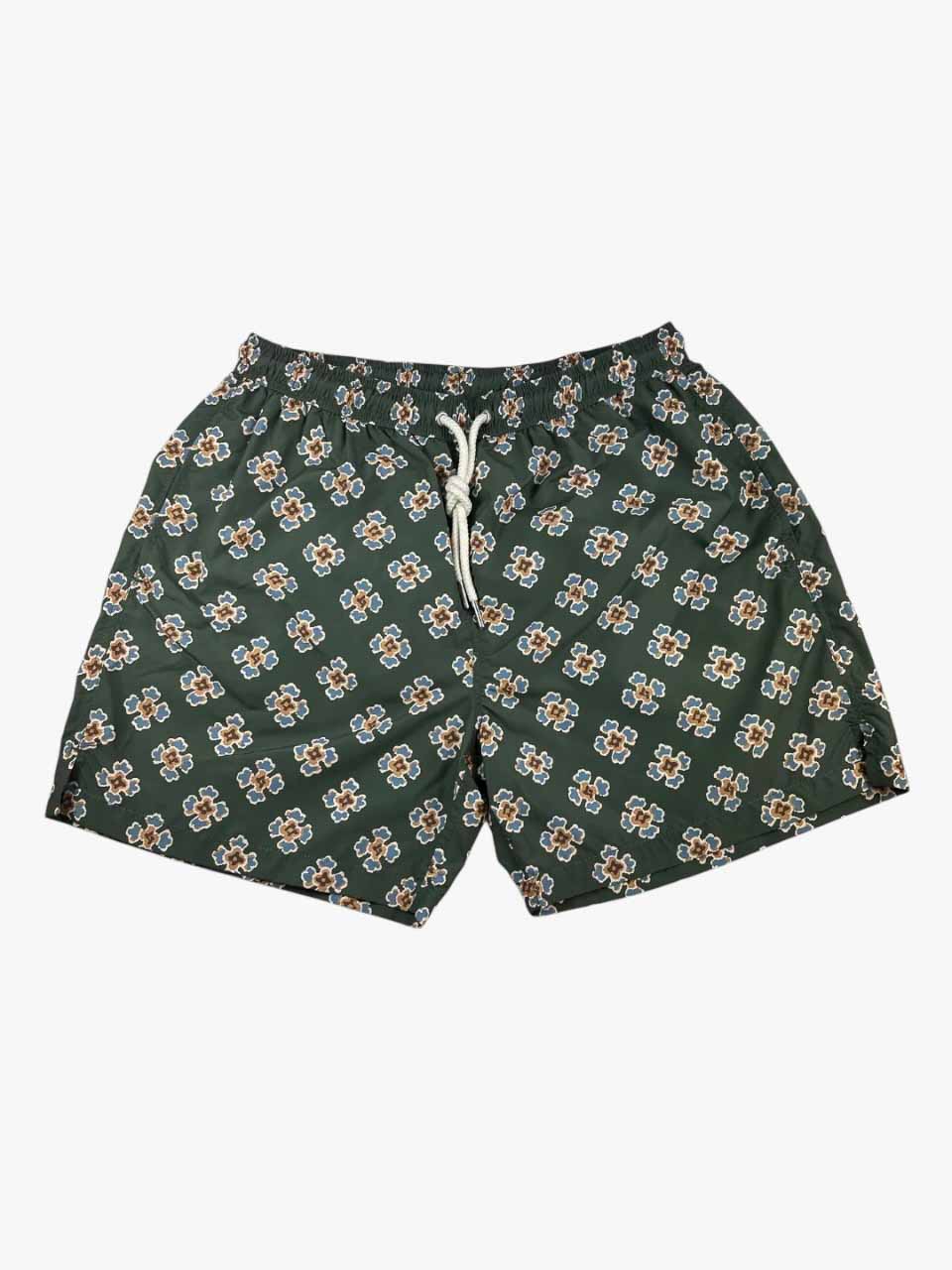 Portia 1924 Swimshorts Floral Green
