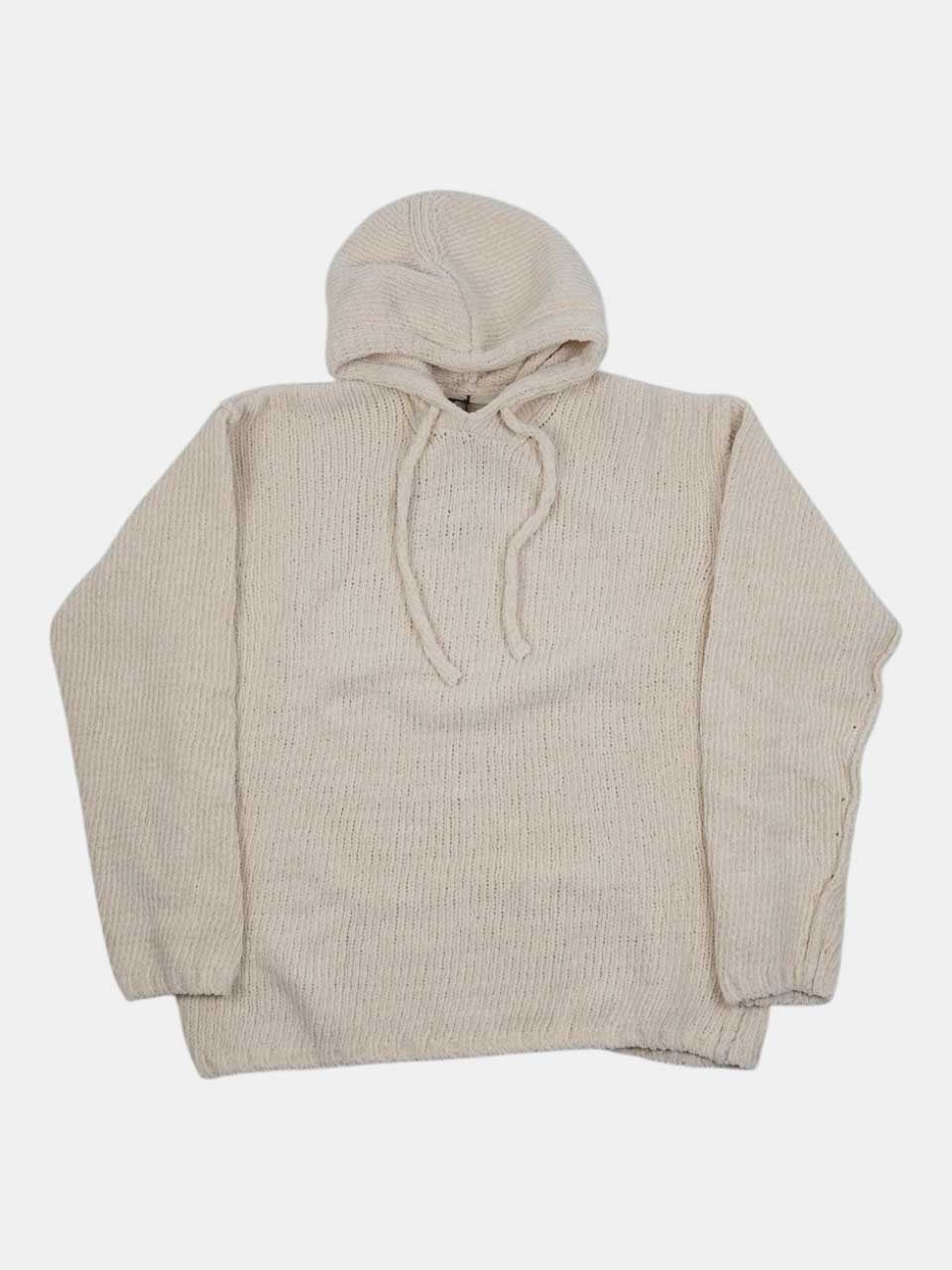 Ten C Hodded Cotton Chenille White