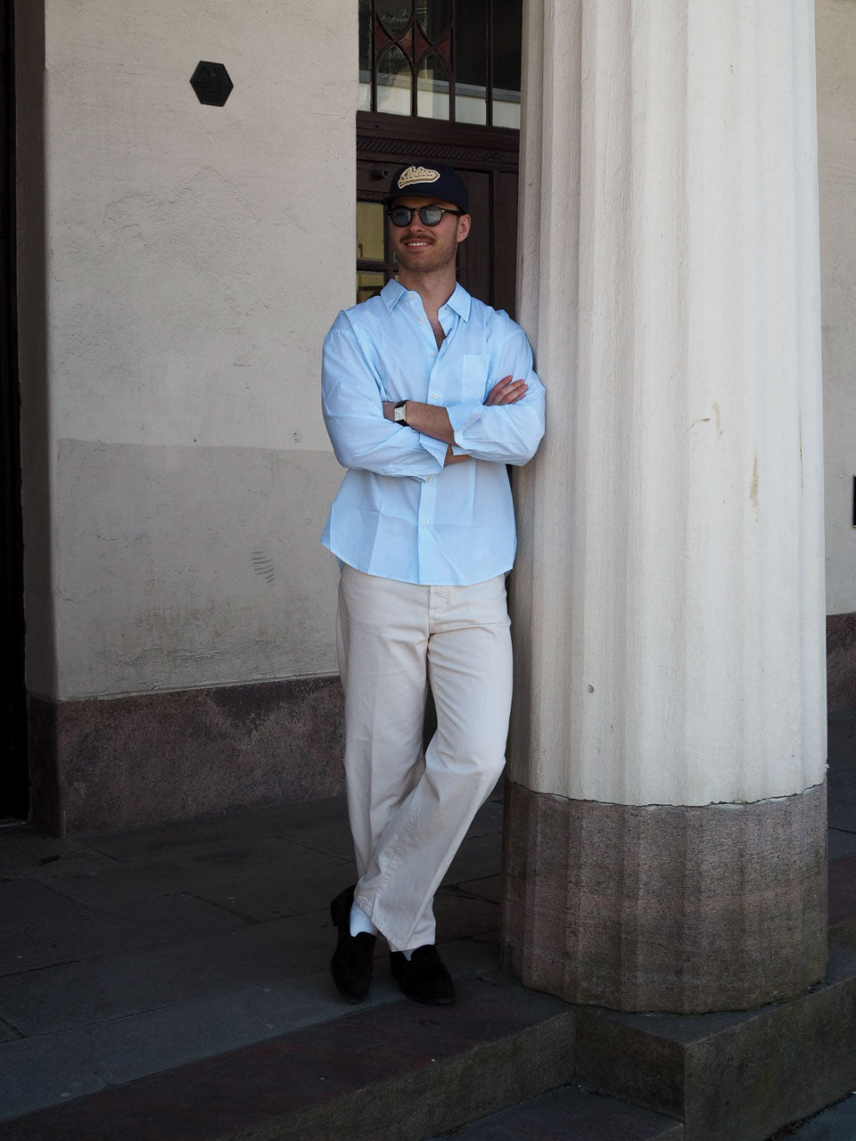 Altea Light Poplin Shirt Blue