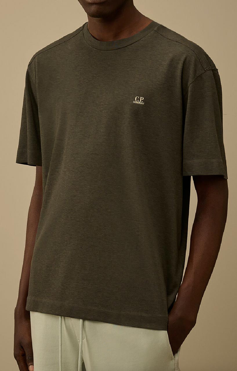 T-Shirt Jersey Liscio 20/1 Plated Gunmetal