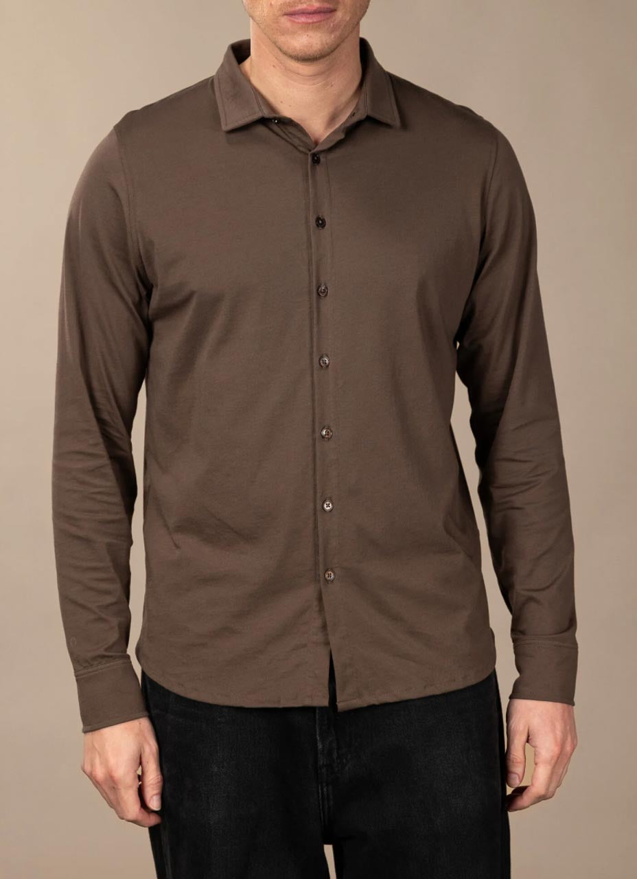 Ayden Prima Cotton Shirt Brown