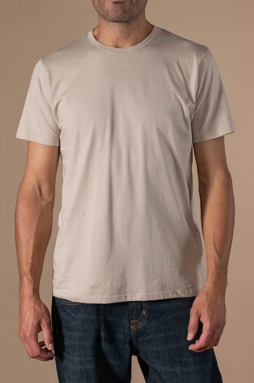 Adam Prima Cotton T-Shirt Dune