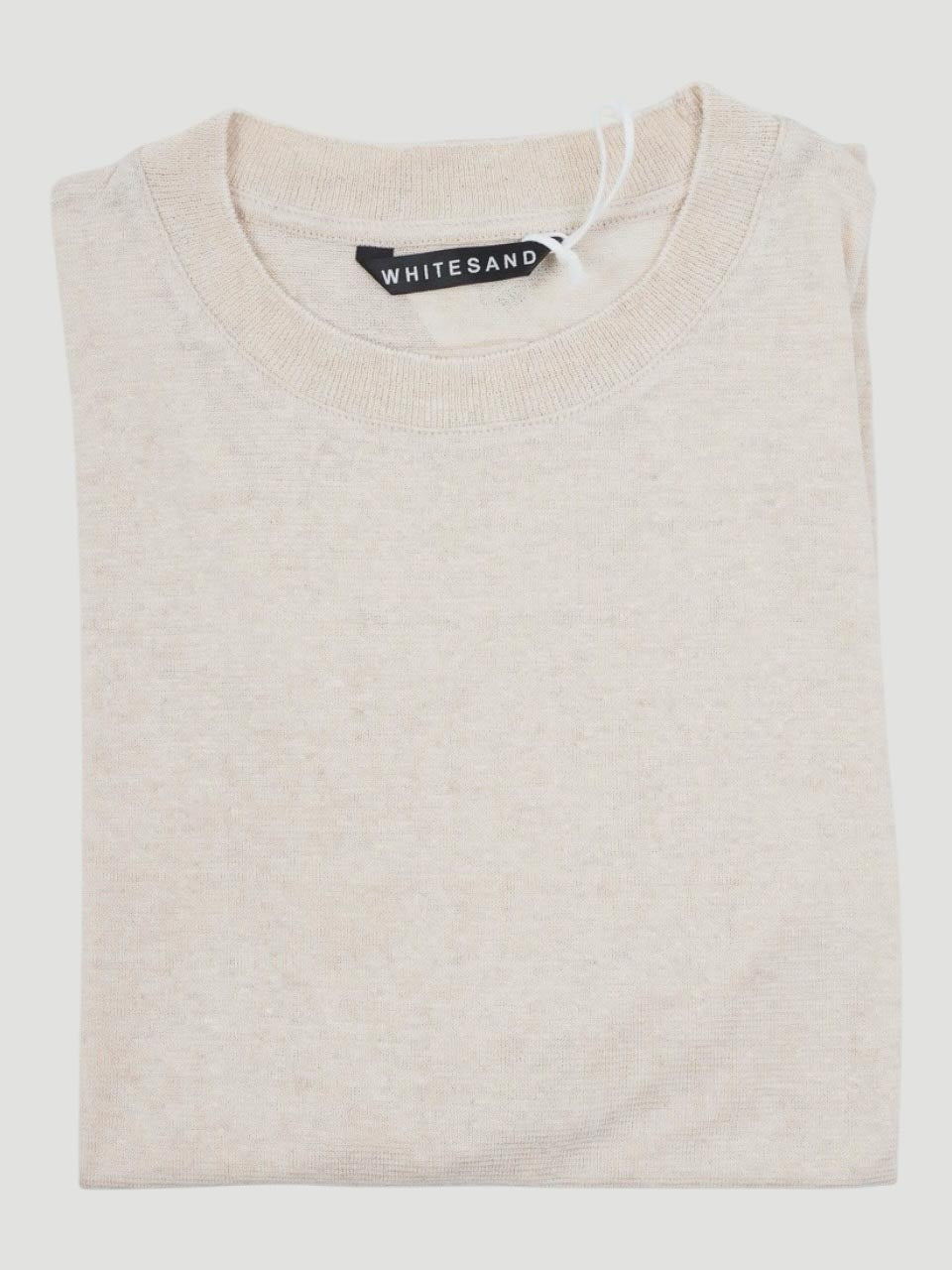 Oversize Linen T-Shirt Beige