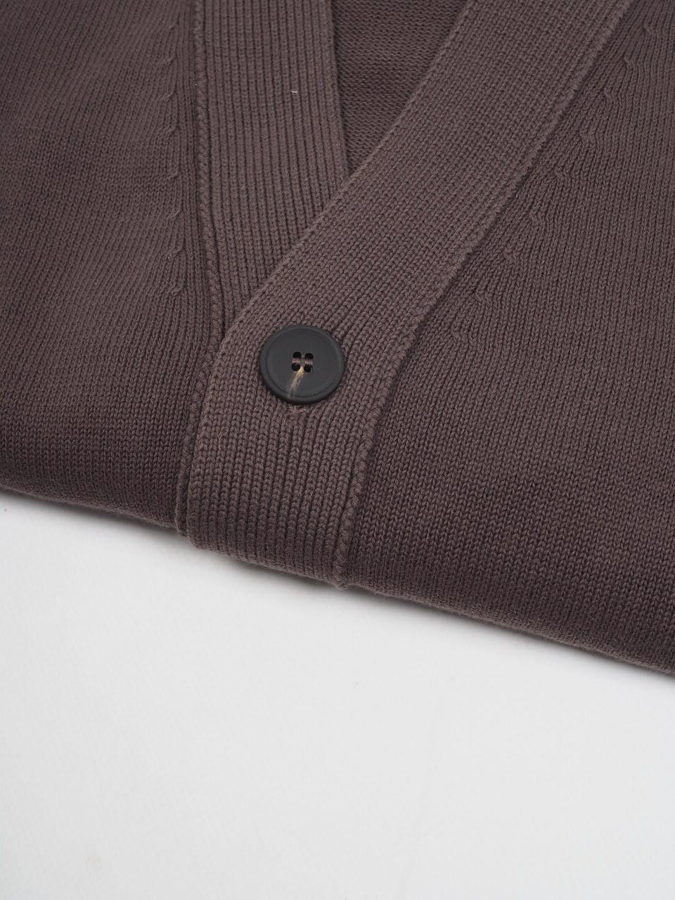 Gran Sasso Cotton Cardigan Brown